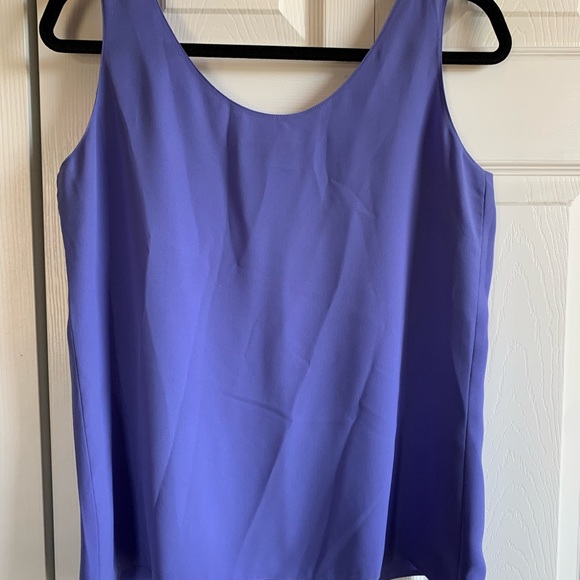 BEECHERS BROOK | M | LILAC round neck sleeveless camisole top, 100% polyester - Picture 2 of 5